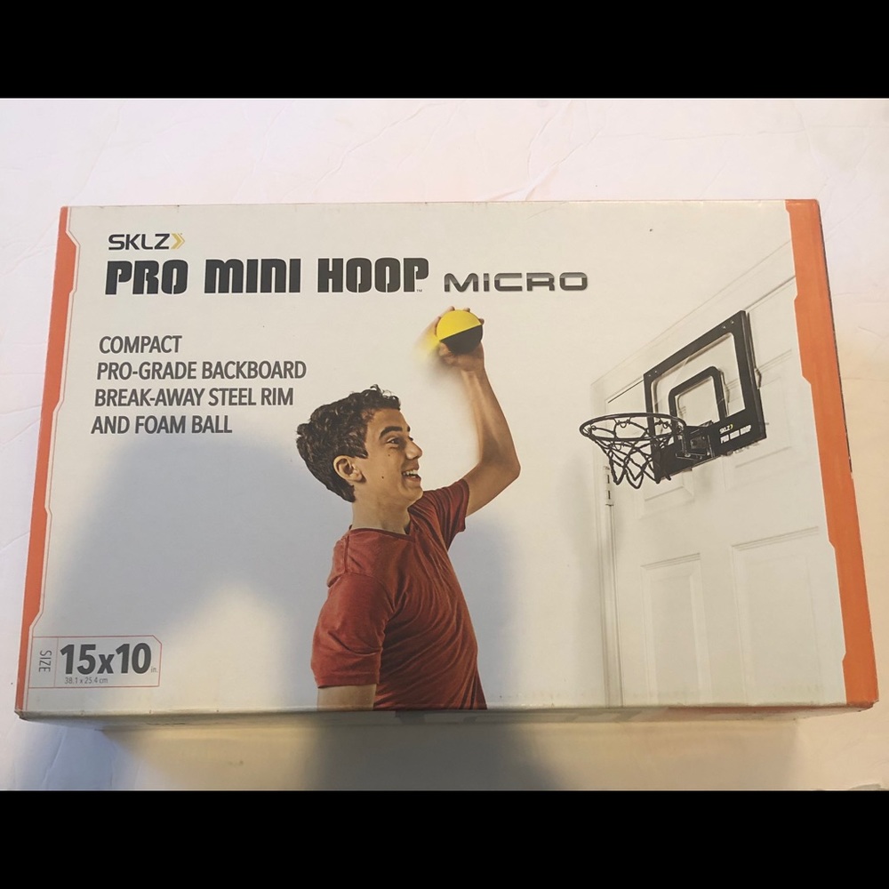 SKLZ Pro Mini Basketball Hoop Micro - Black - Picture 3 of 4